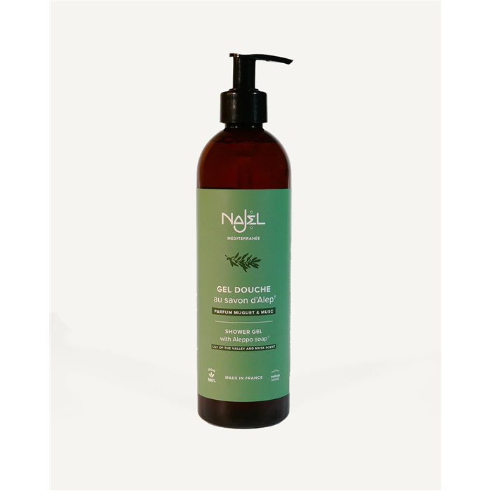 Gel douche savon alep parfum intense muguet & musc 500 ml Gel douche savon alep parfum intense muguet & musc 500 ml