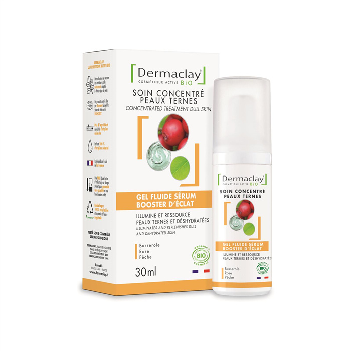 Gel fluide sérum booster d'éclat 30 ml Gel fluide sérum booster d'éclat 30 ml