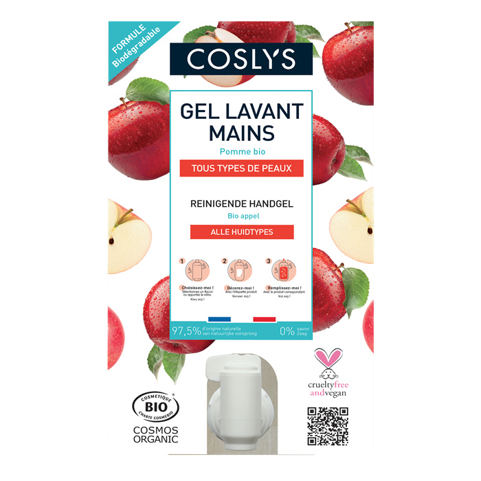 Gel lavant mains pomme 10 kg - casquette