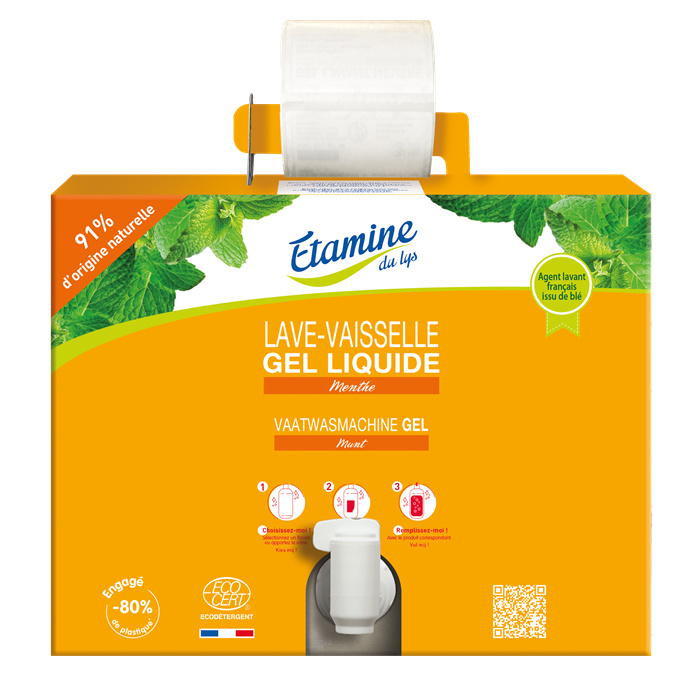 Gel lave vaisselle - 20 kg - casquette Gel lave vaisselle - 20 kg - casquette