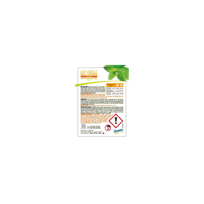 Gel lave vaisselle - étiquettes x 50 Gel lave vaisselle - étiquettes x 50