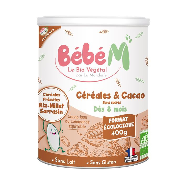 Granen & cacao vanaf 8 maanden bio* 400 g Granen & cacao vanaf 8 maanden bio* 400 g