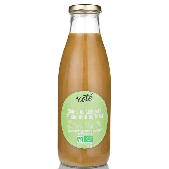 Groentesoep met een takje tijm bio* 75 cl Groentesoep met een takje tijm bio* 75 cl