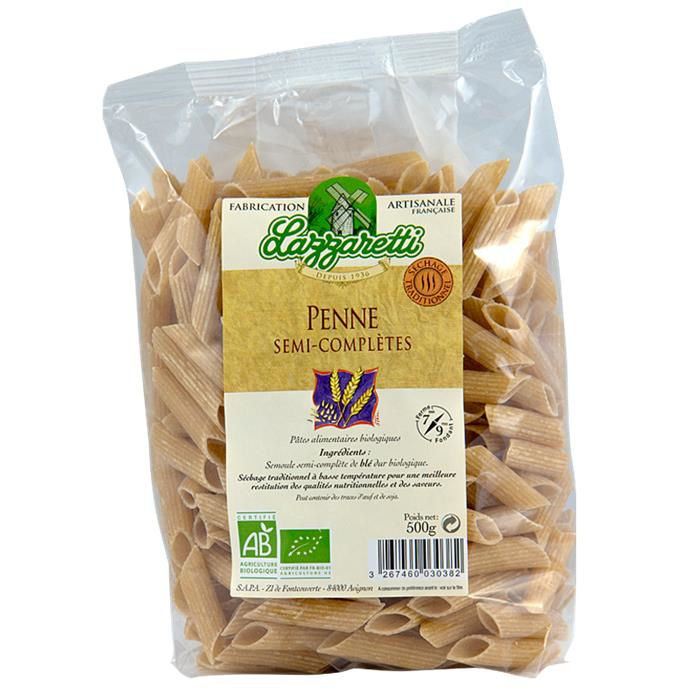 Halfvolkoren penne bio* 500 g Halfvolkoren penne bio* 500 g