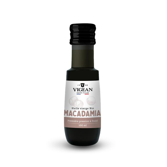 Huile macadamia vierge bio* 10 cl Huile macadamia vierge bio* 10 cl