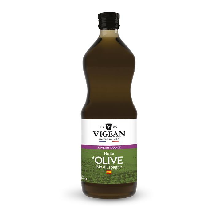 Huile olive douce fruit. mure Espagne bio* 1 L Huile olive douce fruit. mure Espagne bio* 1 L