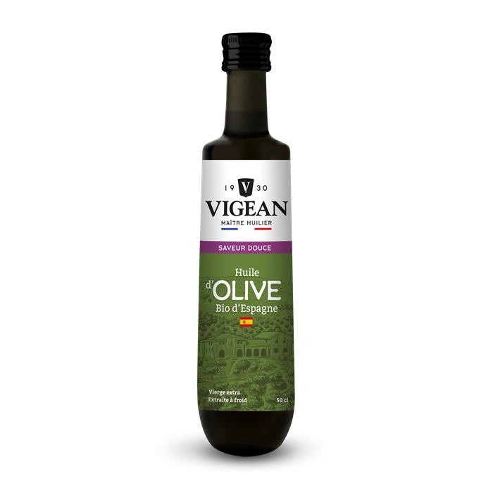 Huile olive douce fruit. mure Espagne bio* 50 cl