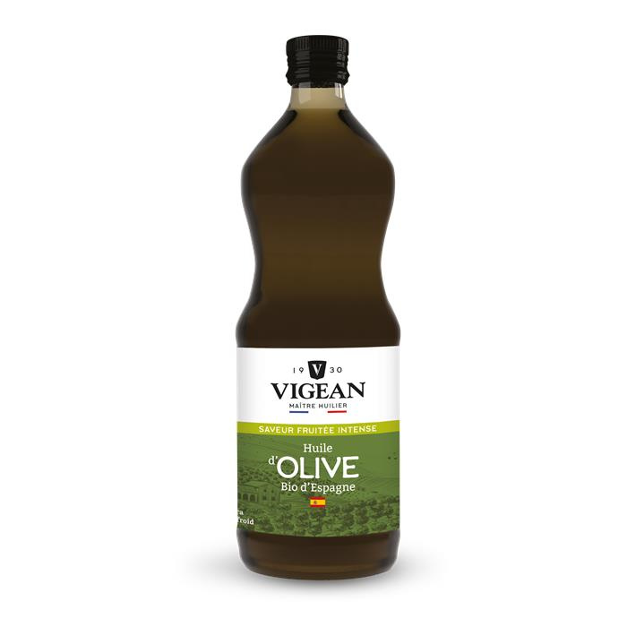 Huile olive Espagne fruitée bio* 1 L Huile olive Espagne fruitée bio* 1 L