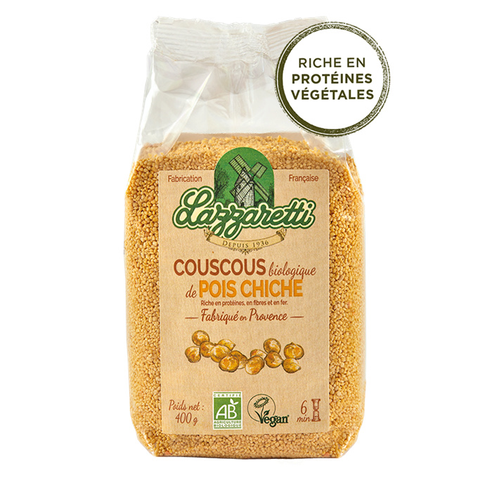 Kikkererwten couscous bio* 400 g Kikkererwten couscous bio* 400 g