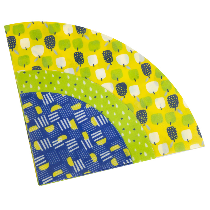 Kit emballage à la cire rond 3 pcs Kit emballage à la cire rond 3 pcs