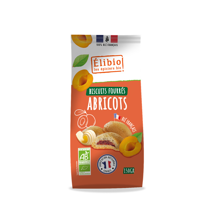 Koekjes met abrikozenvulling 150 g Koekjes met abrikozenvulling 150 g