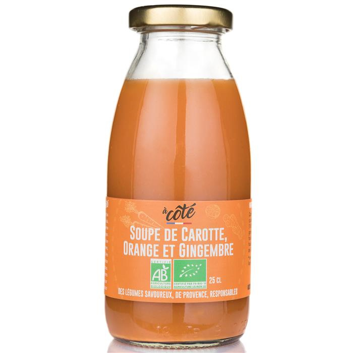 Koude wortelsoep met sinaasappel en gember bio* 25 cl Koude wortelsoep met sinaasappel en gember bio* 25 cl