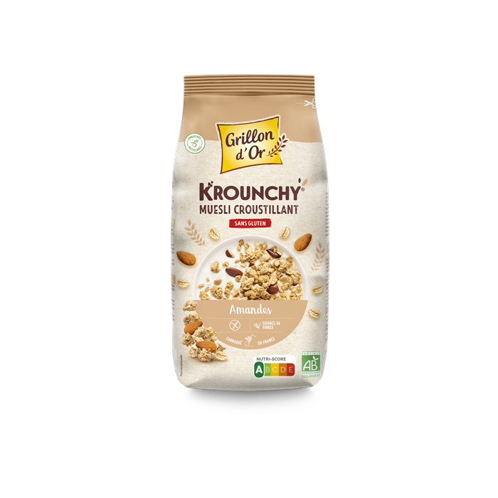 Krounchy amandel haver bio* 500 g Krounchy amandel haver bio* 500 g