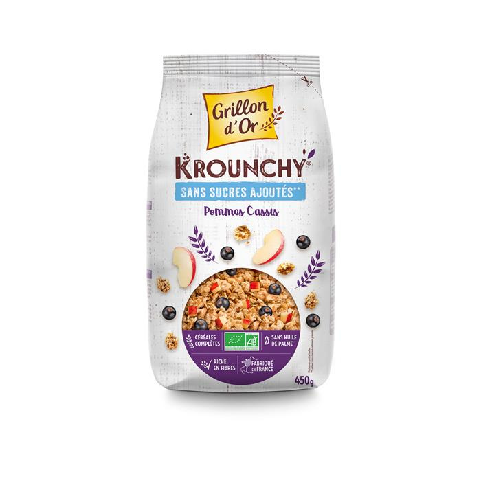 Krounchy appel zwarte bes bio* 450 g Krounchy appel zwarte bes bio* 450 g