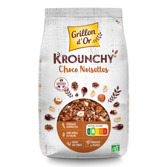 Krounchy choco hazelnoten bio* 1 kg Krounchy choco hazelnoten bio* 1 kg