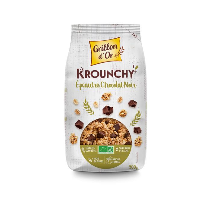 Krounchy épeautre choc. noir bio* 500 g Krounchy épeautre choc. noir bio* 500 g