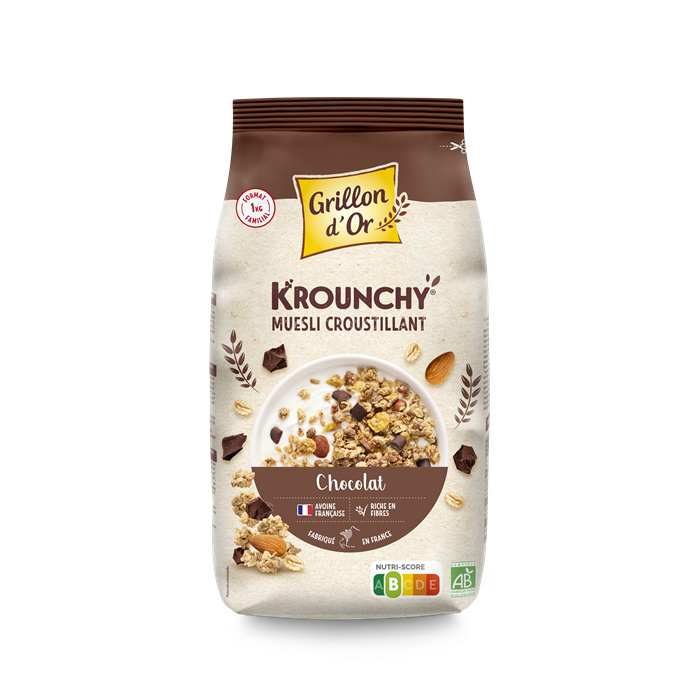 Krounchy familial chocolat bio* 1 kg