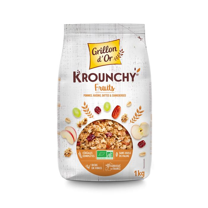 Krounchy familial fruits bio* 1 kg Krounchy familial fruits bio* 1 kg