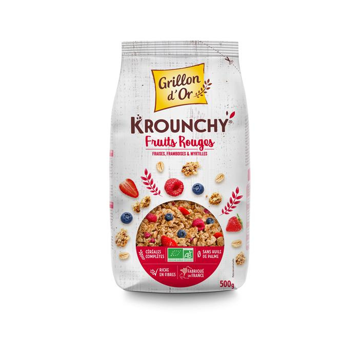 Krounchy fruits rouges bio* 500 g Krounchy fruits rouges bio* 500 g