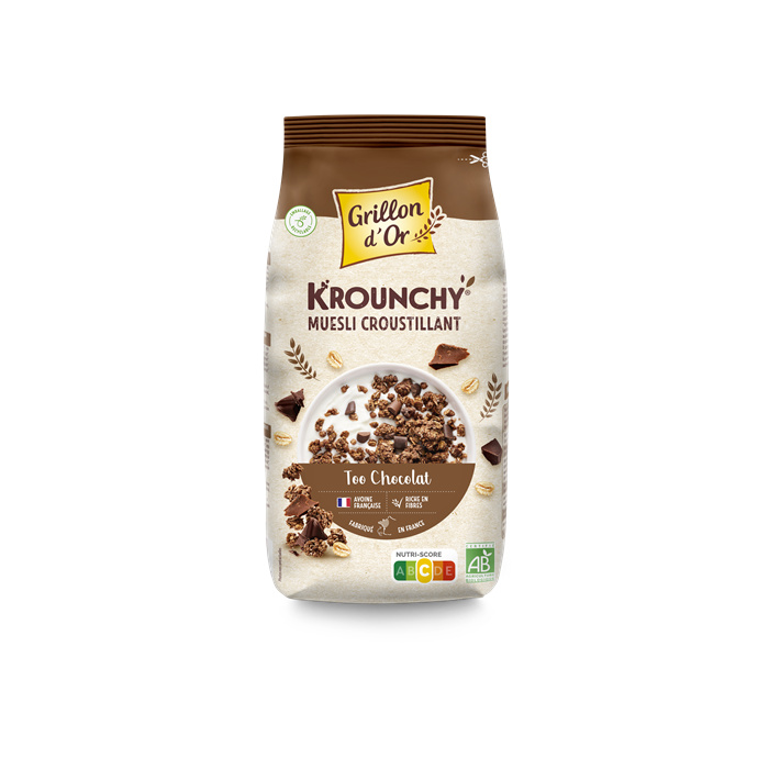 Krounchy too chocolade bio* 500 g Krounchy too chocolade bio* 500 g