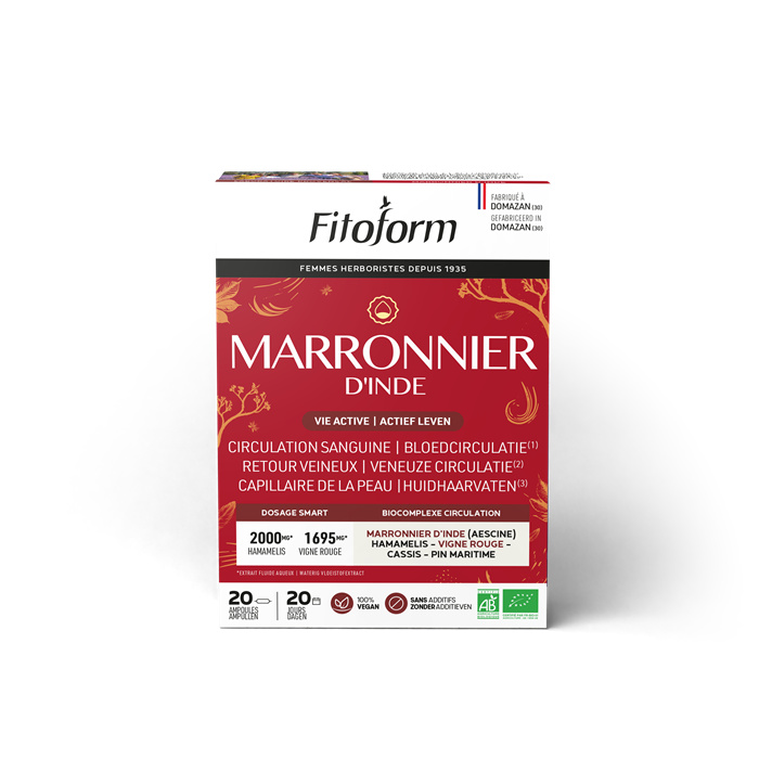 Le Marronnier d'Inde* Bio (Fluactif) PL 440/201 20 amp. Le Marronnier d'Inde* Bio (Fluactif) PL 440/201 20 amp.
