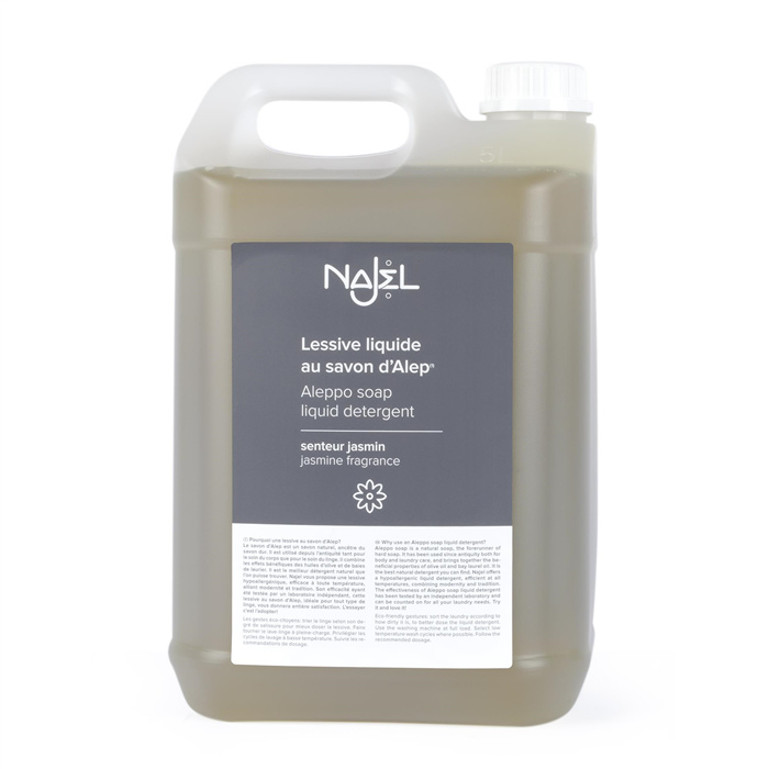 Lessive Alep liquide jasmin 5 L Lessive Alep liquide jasmin 5 L