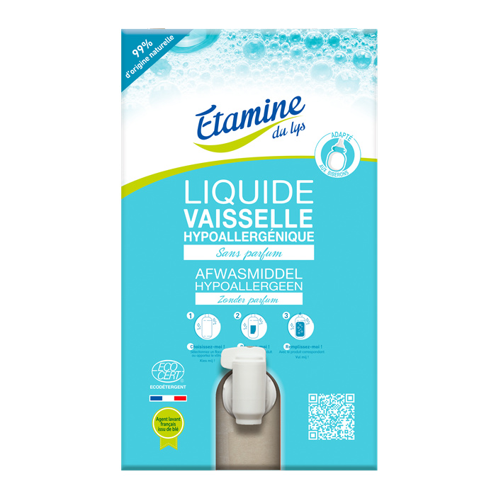 Lessive hypoallergenique camomille 10 kg - casquette Lessive hypoallergenique camomille 10 kg - casquette