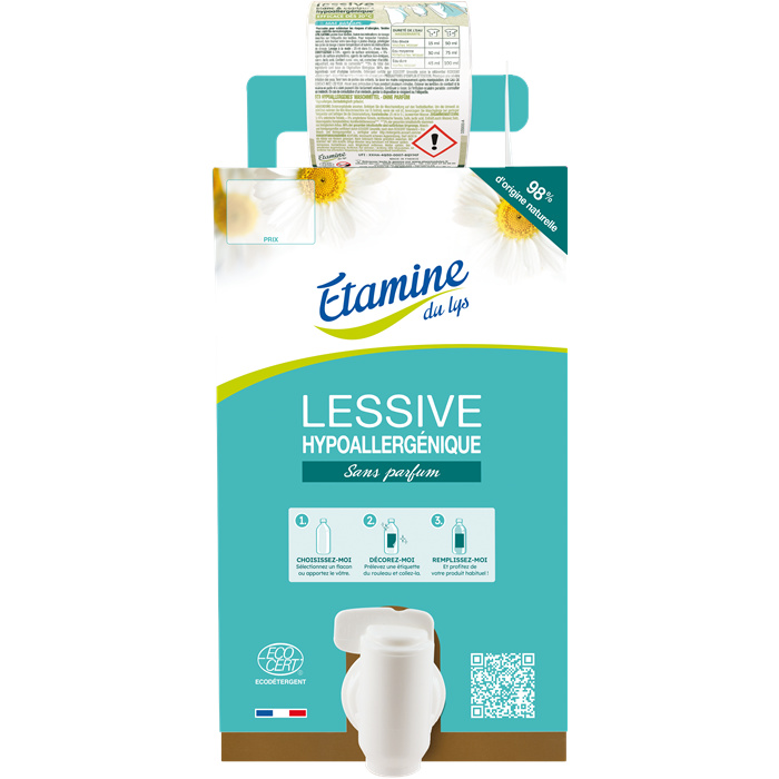 Lessive hypoallergenique sans parfum 10 kg Lessive hypoallergenique sans parfum 10 kg