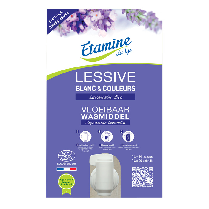 Lessive lavandin 10 kg - casquette Lessive lavandin 10 kg - casquette