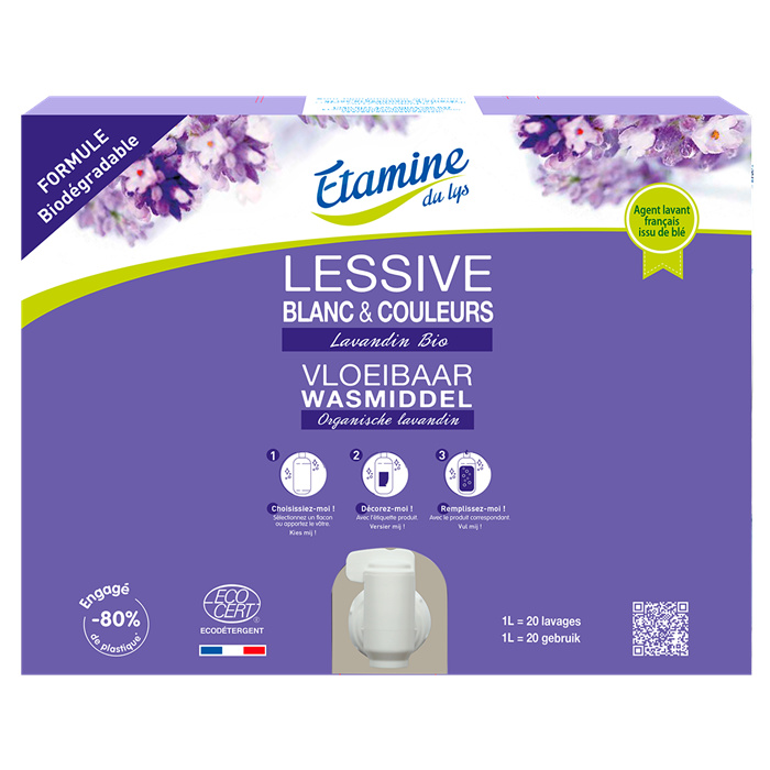 Lessive lavandin  20 kg - casquette