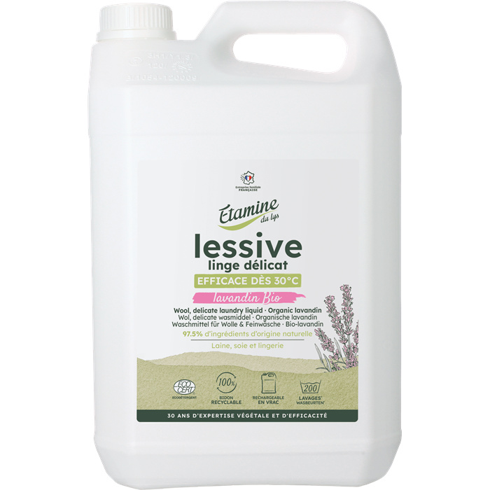 Lessive linge délicat lavandin bio* 5 L Lessive linge délicat lavandin bio* 5 L