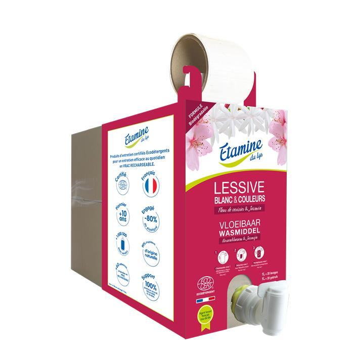Lessive liquide fleur de cerisier et jasmin 10 kg Lessive liquide fleur de cerisier et jasmin 10 kg