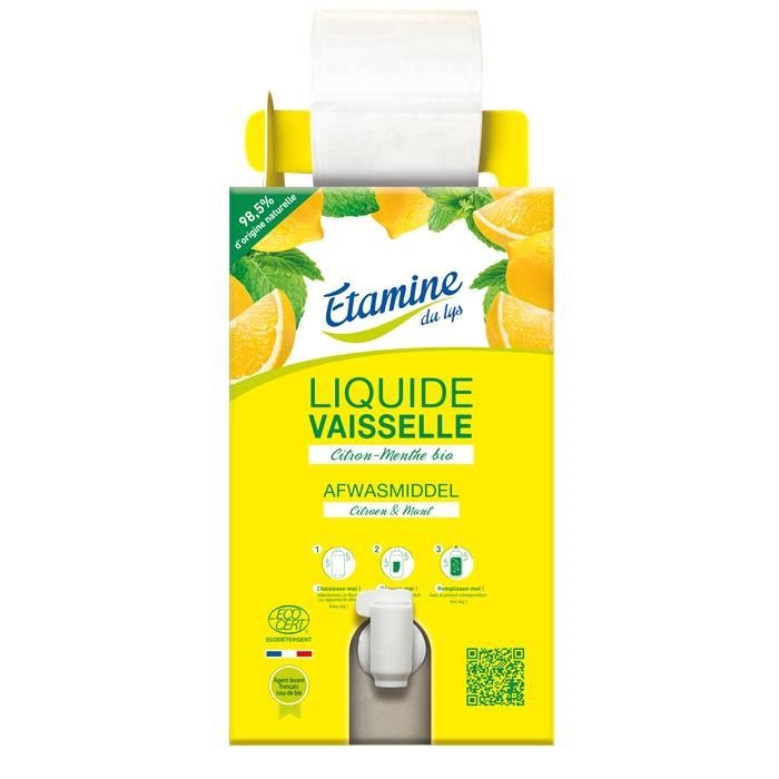 Liquide vaisselle citron menthe 10 kg Liquide vaisselle citron menthe 10 kg