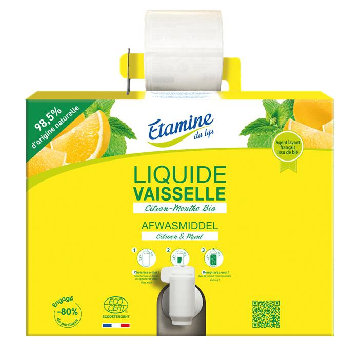 Liquide vaisselle citron menthe 20 kg