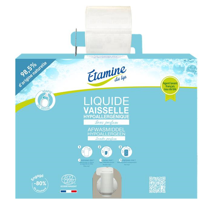 Liquide vaisselle hypoallergenique sans parfum 20 kg Liquide vaisselle hypoallergenique sans parfum 20 kg