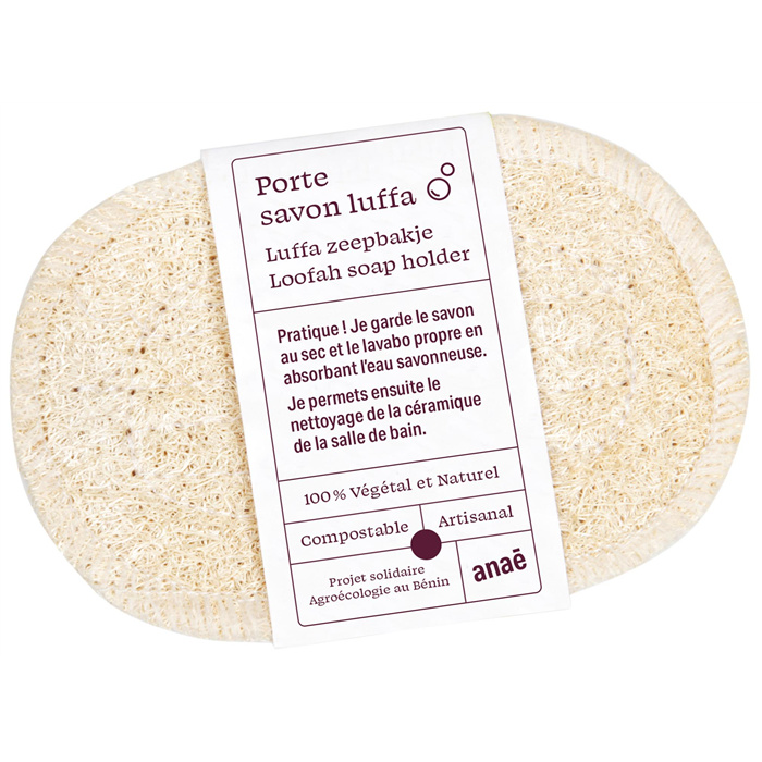 Luffa porte-savon solidaire 1 p. Luffa porte-savon solidaire 1 p.