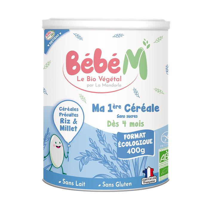 Ma 1° céréale bio* dés 4 mois bio* 400 g Ma 1° céréale bio* dés 4 mois bio* 400 g
