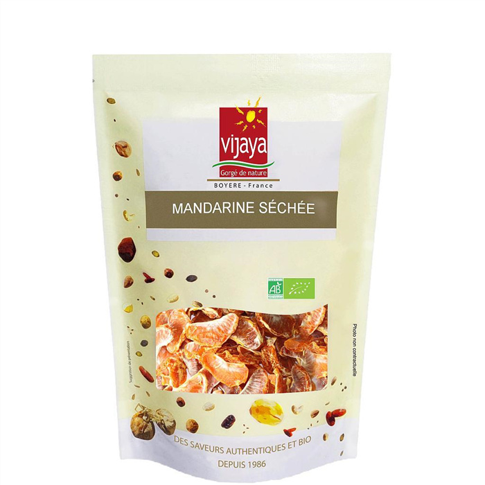 Mandarines sèchées Quartiers Bio* 450gr Mandarines sèchées Quartiers Bio* 450gr