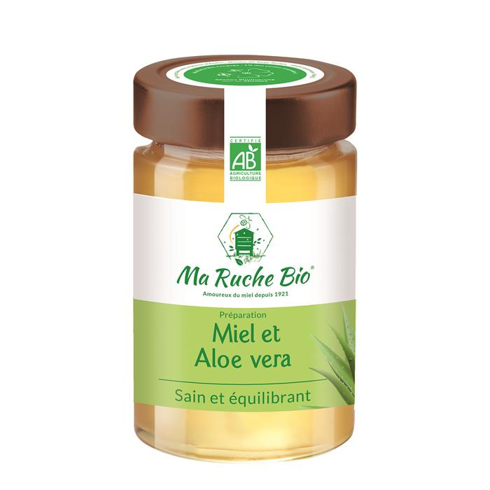 Miel et aloé Vera bio* 250 g Miel et aloé Vera bio* 250 g