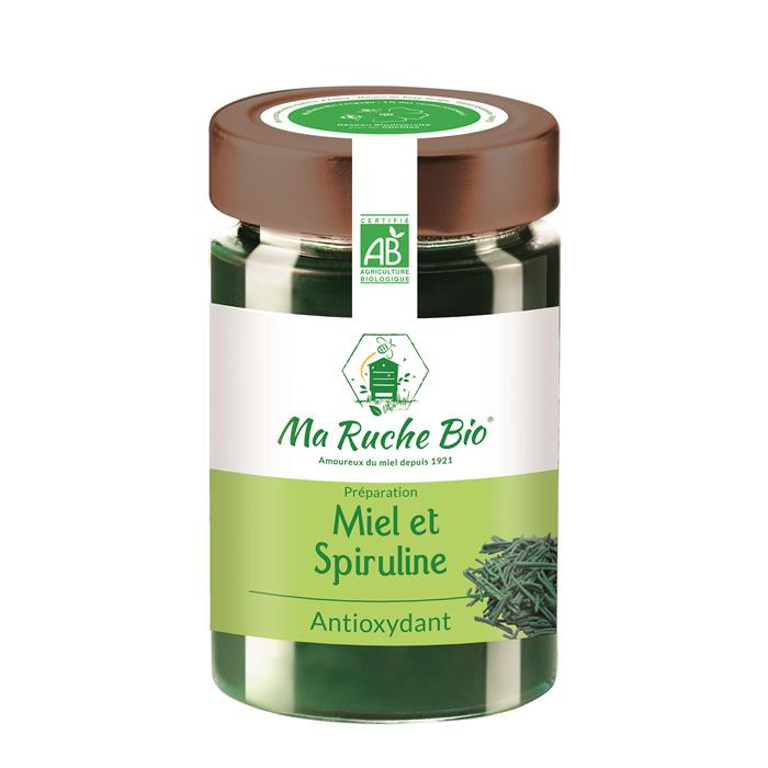 Miel et spiruline bio * 250 g Miel et spiruline bio * 250 g