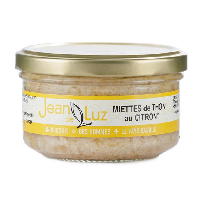 Miettes de thon germon au citron et à l'huile d'olive 140 g Miettes de thon germon au citron et à l'huile d'olive 140 g