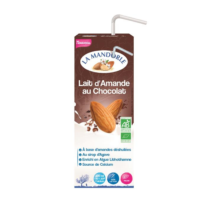 Mini amande choco bio* 20 cl Mini amande choco bio* 20 cl