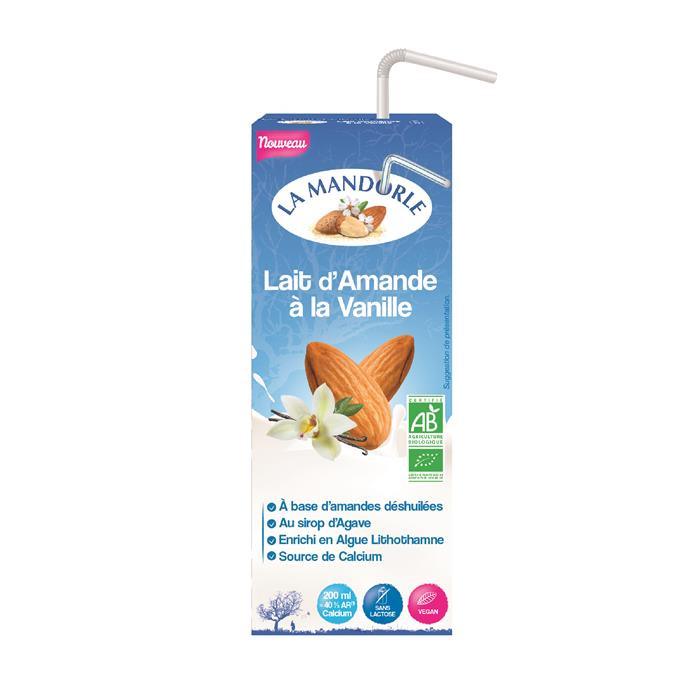 Mini amande vanille bio* 20 cl Mini amande vanille bio* 20 cl