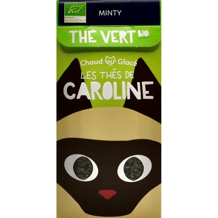 Minty bio* (menthe, thé vert, thé noir) 50 g Minty bio* (menthe, thé vert, thé noir) 50 g