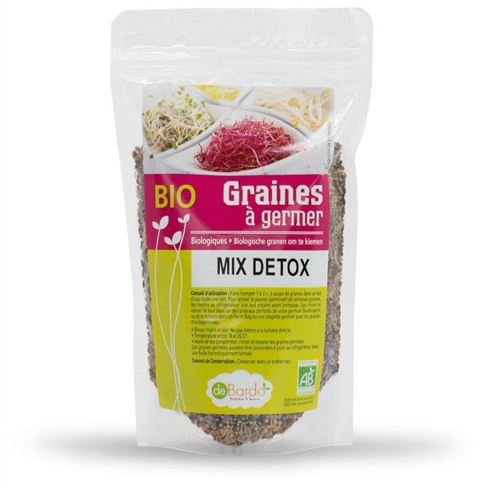 Mix DETOX* (tréfle r., fenugrec, moutarde, aneth, brocoli) 200 g Mix DETOX* (tréfle r., fenugrec, moutarde, aneth, brocoli) 200 g