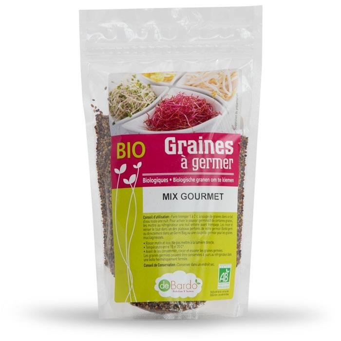 Mixte gourmet bio* (tréfle rouge, cressonnette, radis p., moutarde) 200 g Mixte gourmet bio* (tréfle rouge, cressonnette, radis p., moutarde) 200 g