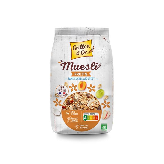 Muesli fruits bio* 500 g Muesli fruits bio* 500 g