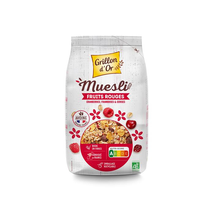 Muesli fruits rouges bio* 500 g Muesli fruits rouges bio* 500 g