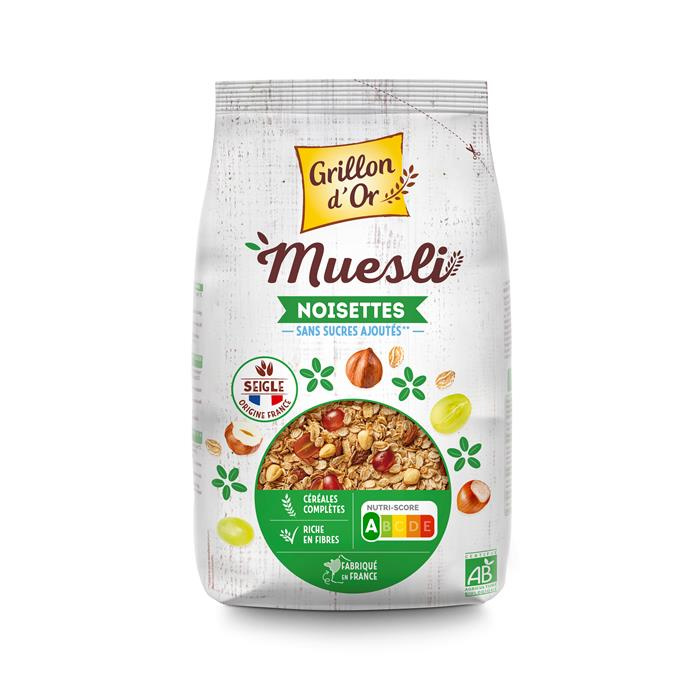 Muesli hazelnoot  bio* 1 kg Muesli hazelnoot  bio* 1 kg