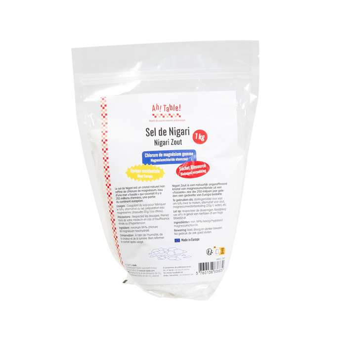 Nigari zout zakje 1 kg Nigari zout zakje 1 kg